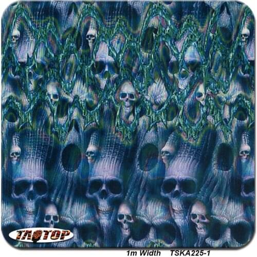 1m 50Sq TSKA225-1 Skull Hydro Transfer Printing Film Hydro Graphic Film Water Transfer Printing Film