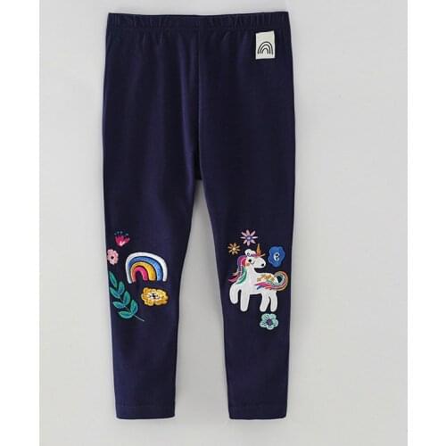 100% Elastic Cotton Pink Pencil Stretch Pants Infant Children Clothing Skinny Trousers Brand Baby Girl Clothes Kids Leggings Dog