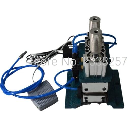 110V/220V Pneumatic DZ-3F VERTICAL Cable Stripping Machine Wire Plasitc Peel off Machine Electric Wire stripper