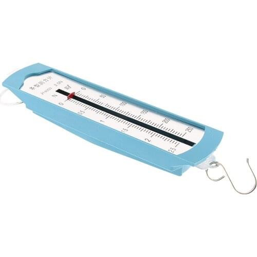 2.5N Physics Newton Force Meter Spring Dynamometer Tubular Dual Scale Balance