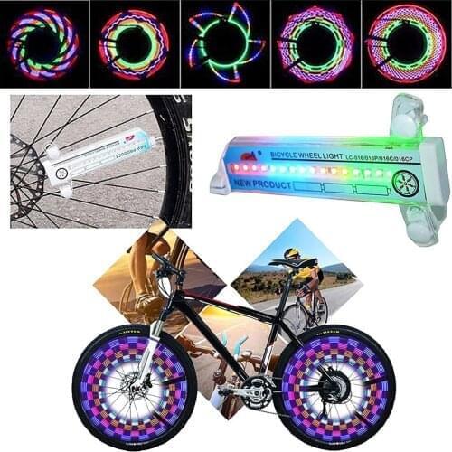 2020 new 3D Bicycle Spoke LED Lights Illuminate The Streets With Fancy Bike Wheel Lights Colorful LED Colorful Bike Wheels Light