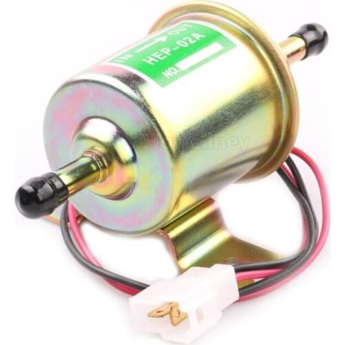 12/24V HEP-02A Car Auto Electric Fuel Pump Low Pressure Bolt Fixing Wire Diesel Petrol For Boat Carburetor Motorcycle ATV