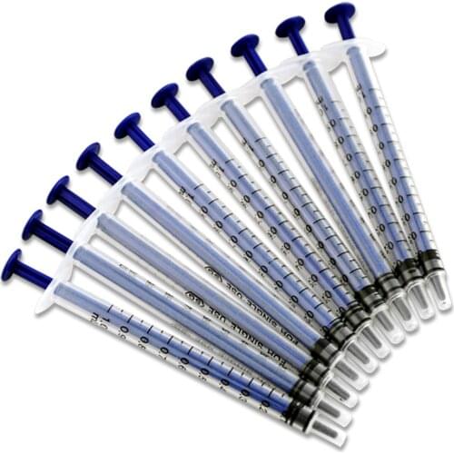 5/10/20/50/100Pcs 1ml Injection Nutrient Syringe Injector Without Needle For Nutrient Measuring Refilling For Small Pet Feeder