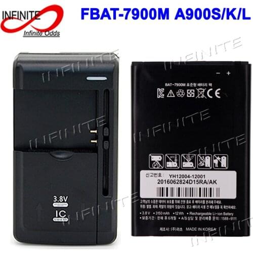 3150mah BAT-7900M BatteryFor Fan-tech PANTECH VEGA SKY nota IM-A900S IM-A900K IM-A900L A900+ Universal Charger