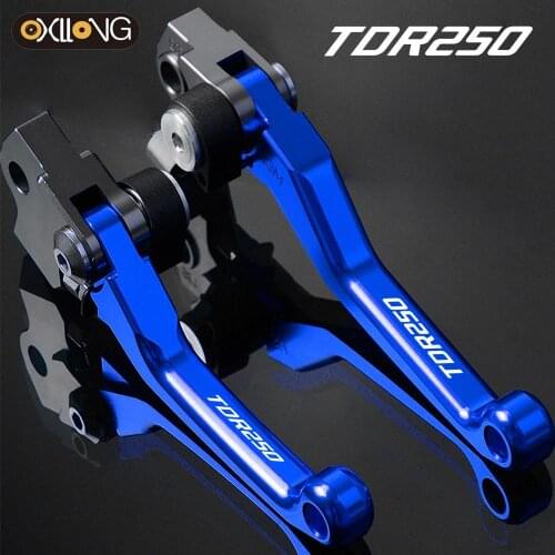 CNC Aluminum Motorcycle DirtBike Motocross Pivot Handle Brake Clutch Levers FOR YAMAHA TDR250 TDR 250 1988 1989 1990 1991 1992