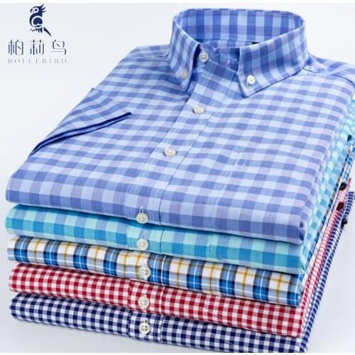 Men's Short Sleeve Shirts BOLEEBIRD China