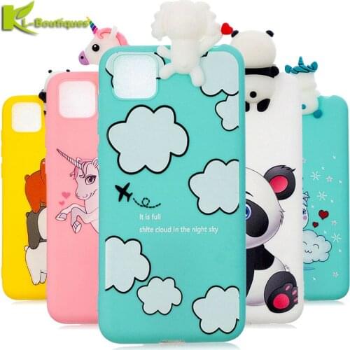 Case on For Fundas Huawei Y5P 2020 Case 3D Unicorn Panda Soft Silicone Cover na sFor Coque Huawei Y5p Y 5P Y5 P Phone Case Etui
