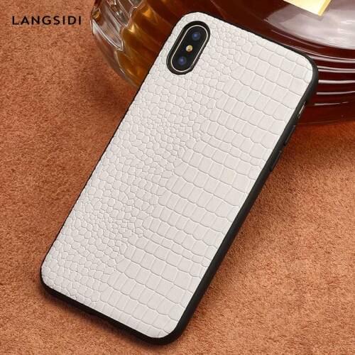 Genuine Leather case for iPhone X 12 Mini 12 Pro Max 11 Pro Max XS max XR 6 6s 7 8 plus 5S 5 SE 2020 360 Full protective cover