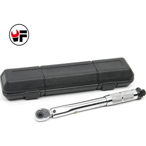 1/4'' Drive Torque Wrench Capri Tools 5-25NM Hand Spanner Ratchet Drive Click Adjustable Hand Spanner Ratchet Wrench Tool DAL025