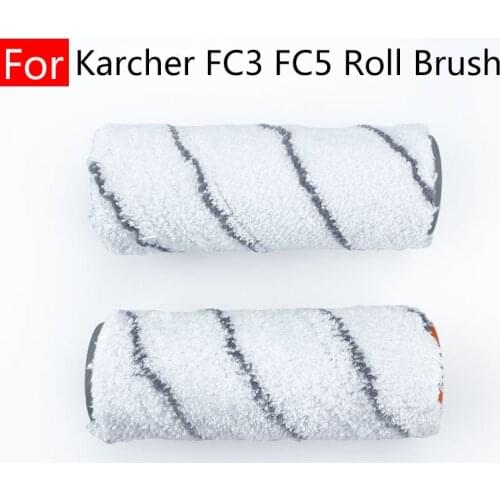 For Karcher FC3 FC5 Mopping Robot Vacuum Cleaner Spare Parts Replaceable Plush Rolling Brush Kit Smart Home Accessories