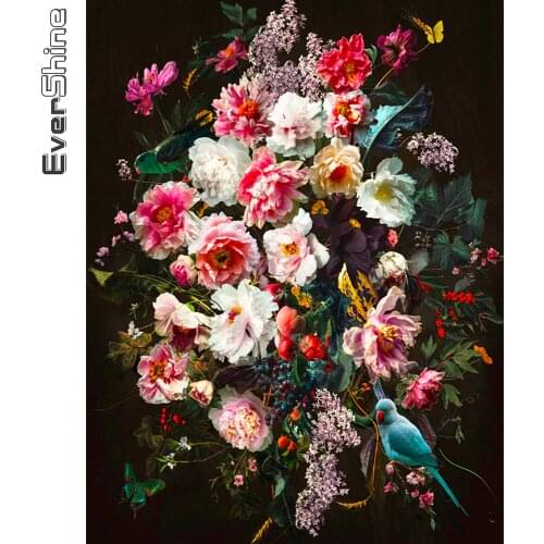 Evershine 5D DIY Diamond Embroidery Flower Gift Diamond Painting Peony New Arrival Rhinestone Picture Mosaic Wall Decoration