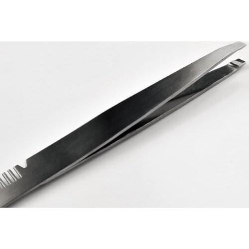 Comb Eyebrow Tweezers For Girl Makeup Forcep Stainless Steel Pliers Eyebrows Threading Eyelash Clip To Eyes Wallet Beauty Tools
