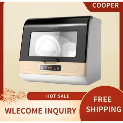 Intelligent Automatic Dishwasher Home Use Desktop Free Installation Mini Small Disinfection Dish Washing Machine Free Shipping