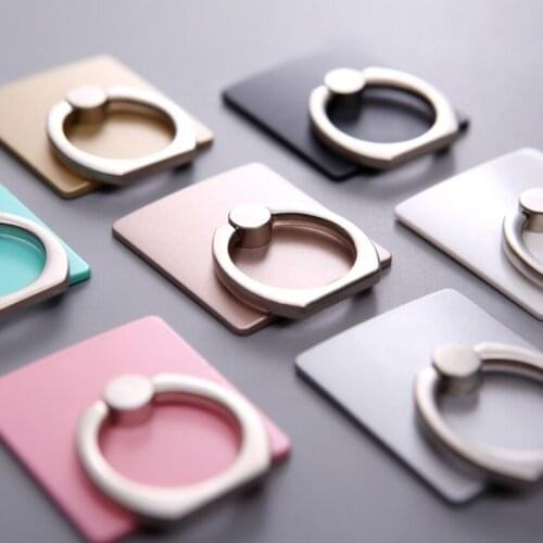 Creative Mobile Phone Ring Holder Lazy Buckle Ring Anti-Drop Phone Ring Holder 360 Degree Rotating Finger Ring Stand Universal