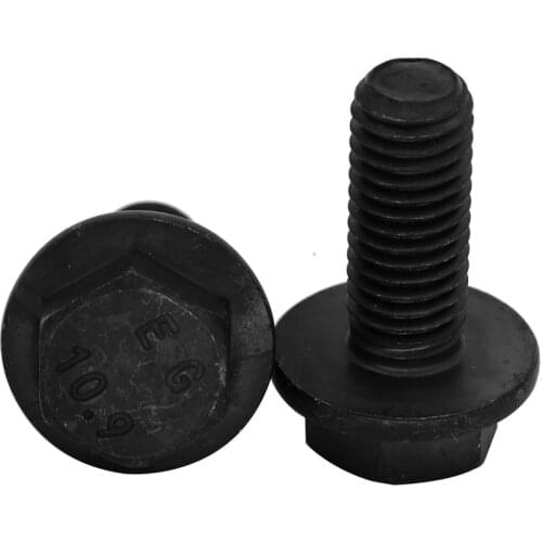 M2.5 M2.5*22/25/28/30 M2.5x22/25/28/30 10.9 Grade Black Carbon Steel DIN7380 Pan Oval Round Button Head Hex Hexagon Socket Screw