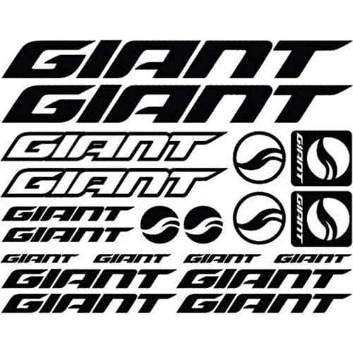 20-piece Giant Kit Adcivi Beach Bicycle Stickers Pvc Mountain Bike Bicycle Auto Parts Decals Decoration Customizable Colors
