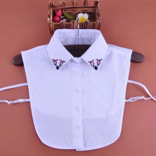 2021 New Design Fashion Personal Womens Clothes Accessories Doll Shirt Casual Fake Collar Cotton Lace The Dress Up