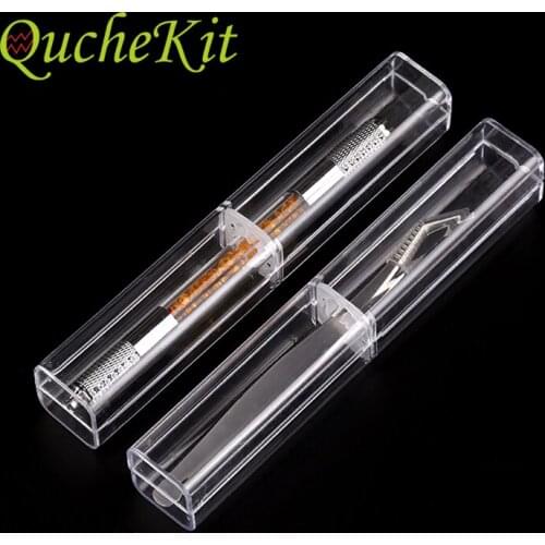 10Pcs/Lot Luxury Transparent Acrylic Pencil Case Pen Gift Box Upscale Business Gift Box Office School Supply Office Accessories