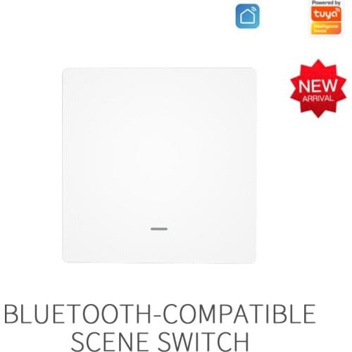 Tuya Smart Devices WiFi Smart Light Switch CR2032 3V Smart Life App Control Bluetooth-compatible Mesh Wireless Scene Switch