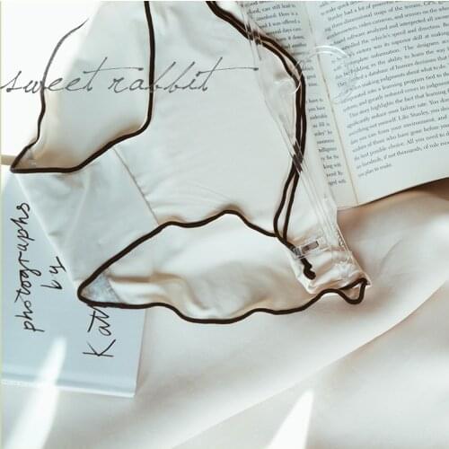 SP&CITY Ice Silk Ruffle Traceless Womens Underwear Sexy Lingerie Thin Satin Panties Summer Cotton Crotch Seamless Briefs Tanga