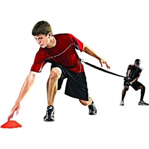 Track and field athletes waist resistance band tension rope football training explosive force resistance training belt