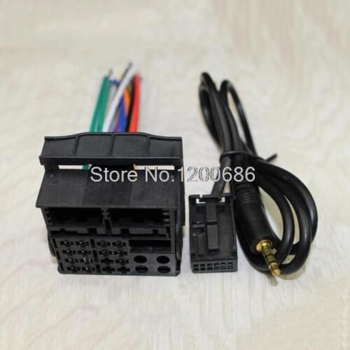 Radio Car Stereo CD Player Wiring Harness Install for Ford Focus Mondeo