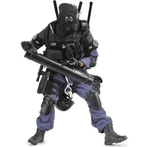 12inches SWAT BREACHER Police Action Figure 1/6 Scale Soldier Models Set 30cm Army Toys for Children Kids Boys Birthday Gift