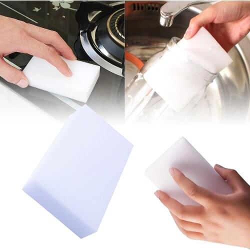 100 x 60 x 20mm Melamine Sponge Magic Sponge High Density Eraser Home Cleaner Cleaning Sponges for dish Kitchen 2pc