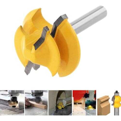45 Degree Milling Cutter 1 / 4 1-3 / 8 Woodworking Milling Cutter Slotting Tool Trimming Machine Cutter Head Engraving Machine