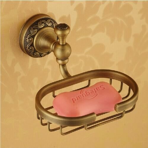 Bathroom antique soap holder soap dish blasket bathroom accessories hardware set soap dispenser
