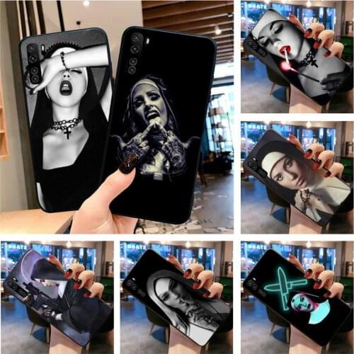 Sister Nun Girl Smoking Phone Case for Huawei P20 P30 P40 lite E Pro Mate 40 30 20 Pro P Smart 2020 P10