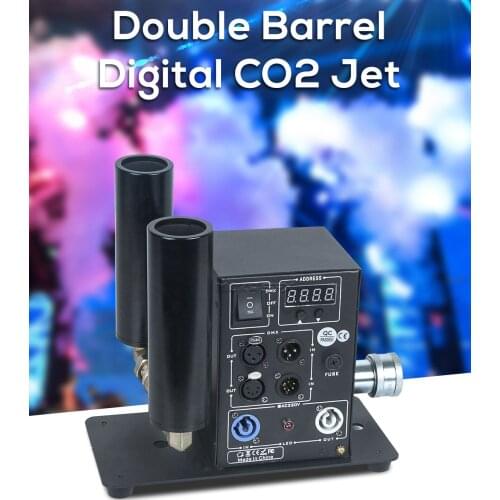 Digital Single and Double Pipe CO2 Jet Machine Stage Effect Co2 jets Cryo Cannon DMX Jet Blasters for Disco Club Dancing Hall