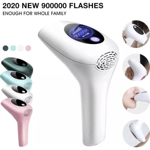 900000 Flashes IPL Hair Removal Electric Laser Epilator Skin Sensor Painless Home Use Photoepilator 8 Gear Energy 0.9sFast Flash