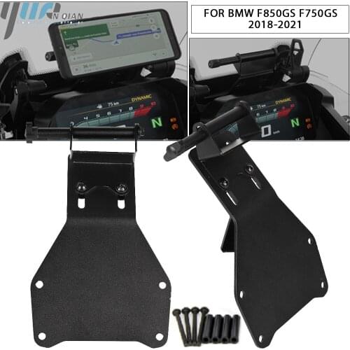 For BMW F850GS F750GS F850 F750 GS 2018 2019 2020 2021 Motorcycle GPS SMART PHONE Navigation GPS Plate Bracket Adapt Holder Kit