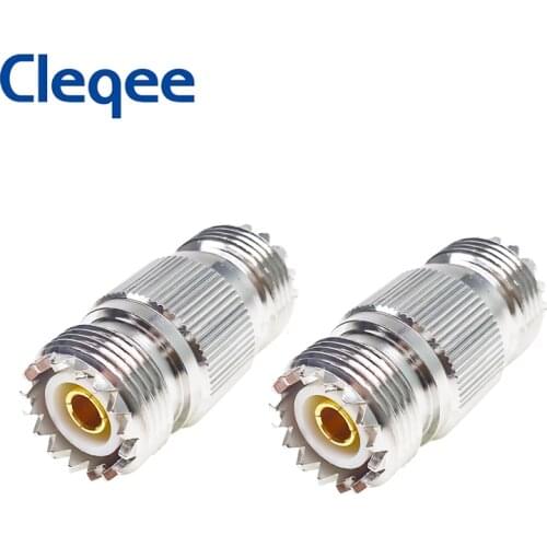 JXSINONE 1pcs RF Connector UHF Female SO239 To UHF Female SO239 RF Adapter Coax Coaxial Adapter