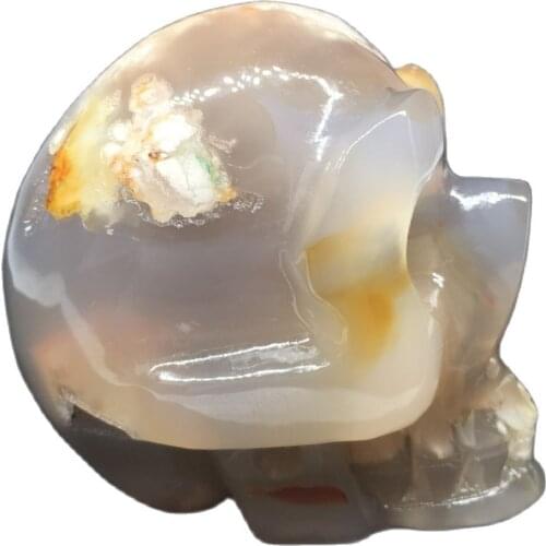 Natural cherry blossom agate quartz crystal for sale Stones and crystals home decoration decorative crystal skulls
