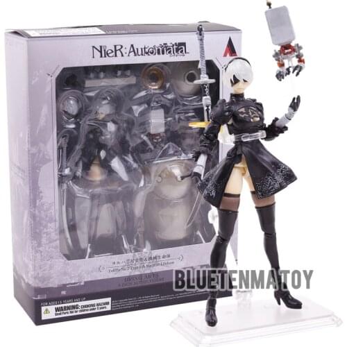 NieR Automata YoRHa No.2 Type B 2B & Machine Lifeform PVC Action Figure Collectible Model Toy