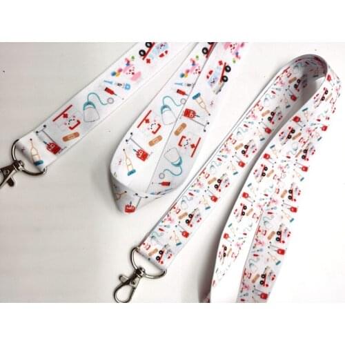 New Doctors Nurse Neck Strap Lanyards Badge Holder Rope Pendant Key Chain Accessorie