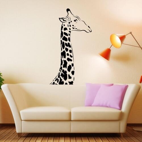 New Arrived MammalGiraffe Art Wall Sticker Vinyl Wall Decals For Home Art Decoration Nursery Room Decorative Wall Sticker Y-686