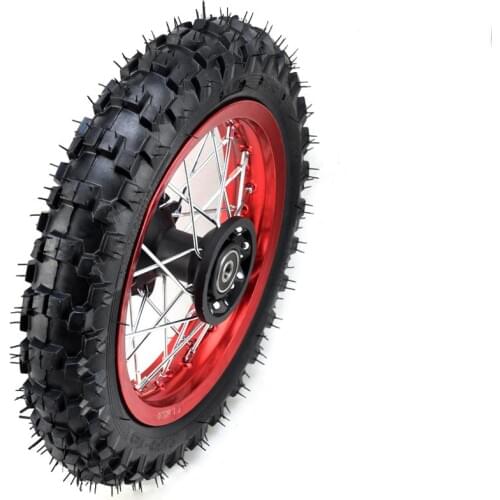 Front Alu Wheel Tire 10" 2.50-10 tyre & wheel Rim For Trail Off Road MOTOCROSS 50cc 70cc 90cc 110cc