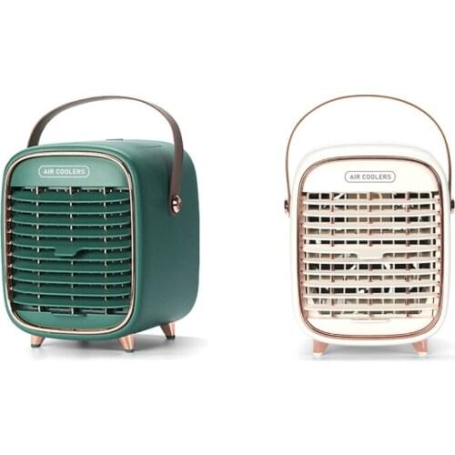 Portable Air Conditioner,Mini Personal Evaporative Desktop Air Conditioners Fan with Handle for Small Room and Outdoor