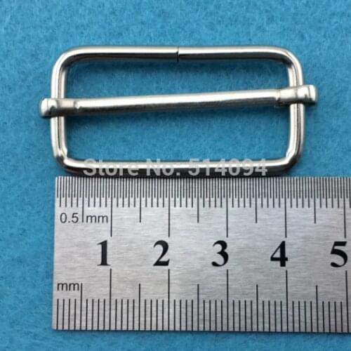 50 pcs/lot) 4cm 1.6'' Silver Garment buckles Luggage deduction clasps Sewing material
