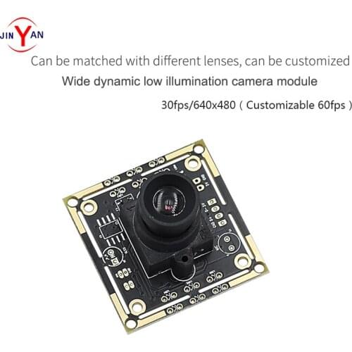 0.3MP pixel wide dynamic low illumination USB2.0 camera module Suitable for backlighting