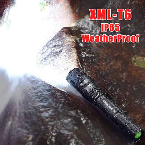 LED Flashlight Zoom USB Charing XML-T6 Portable Waterproof Torch Camping Bicycle Light lantern Glare Long-range Outdoor фонарик