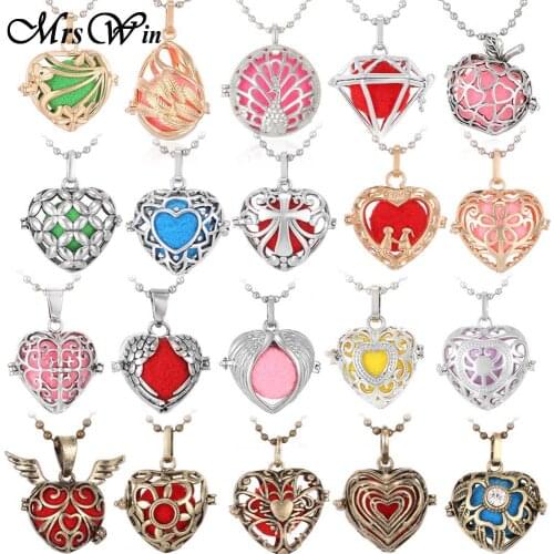 Aromatherapy Jewelry Gold Swan Aromatherapy Perfume Essential Oils Diffuser Necklace Locket Necklace Pendant Necklace