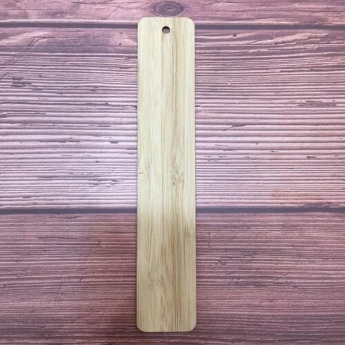 10pcs natural custom wooden bookmark wood sign 16x3cm