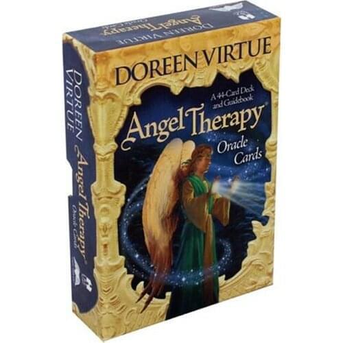 44Pcs Angel Therapy Oracle Cards Tarot Cards Deck Board Game English Version Tarot For Women Family Party Funny Table Games