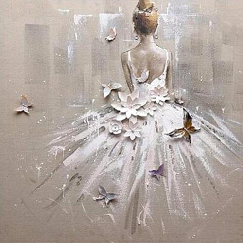 D DIY Diamond Painting Full Square/Round Drill "Ballet girl" 3D Embroidery Cross Stitch gift Home Decor Gift