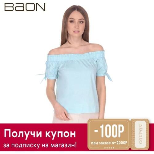 Блузки с бантом BAON China At AliExpress