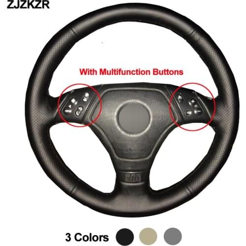 Hand Sewing Car Auto Steering-Wheel Cover Volant For BMW E36 1996 1997-2000 E46 1998-2000 Z3 E36 E37 1999 1998 1997 1996 1995